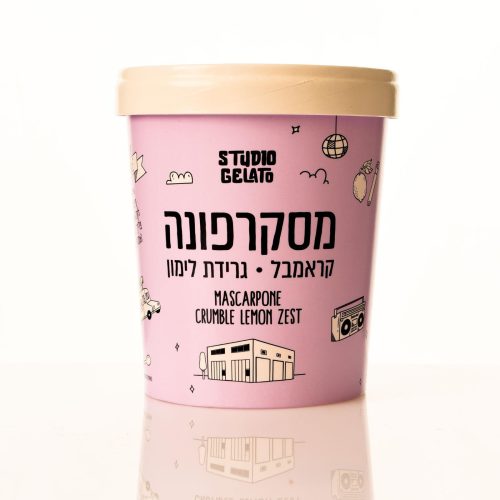 מסקרפונה קראמבל גרידת לימון
