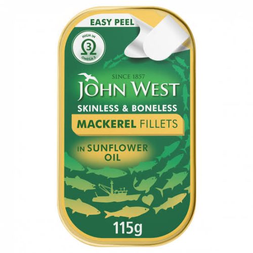 פילה מקרל בשמן חמניות john west