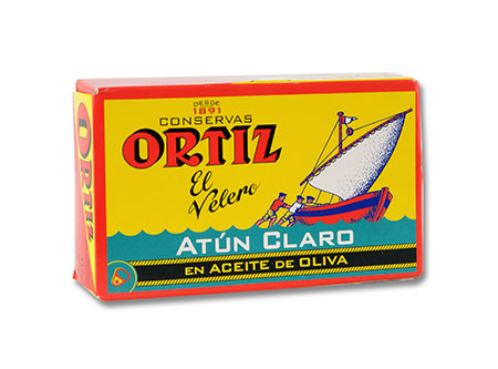 נתחי טונה צהובה -פחית ORTIZ